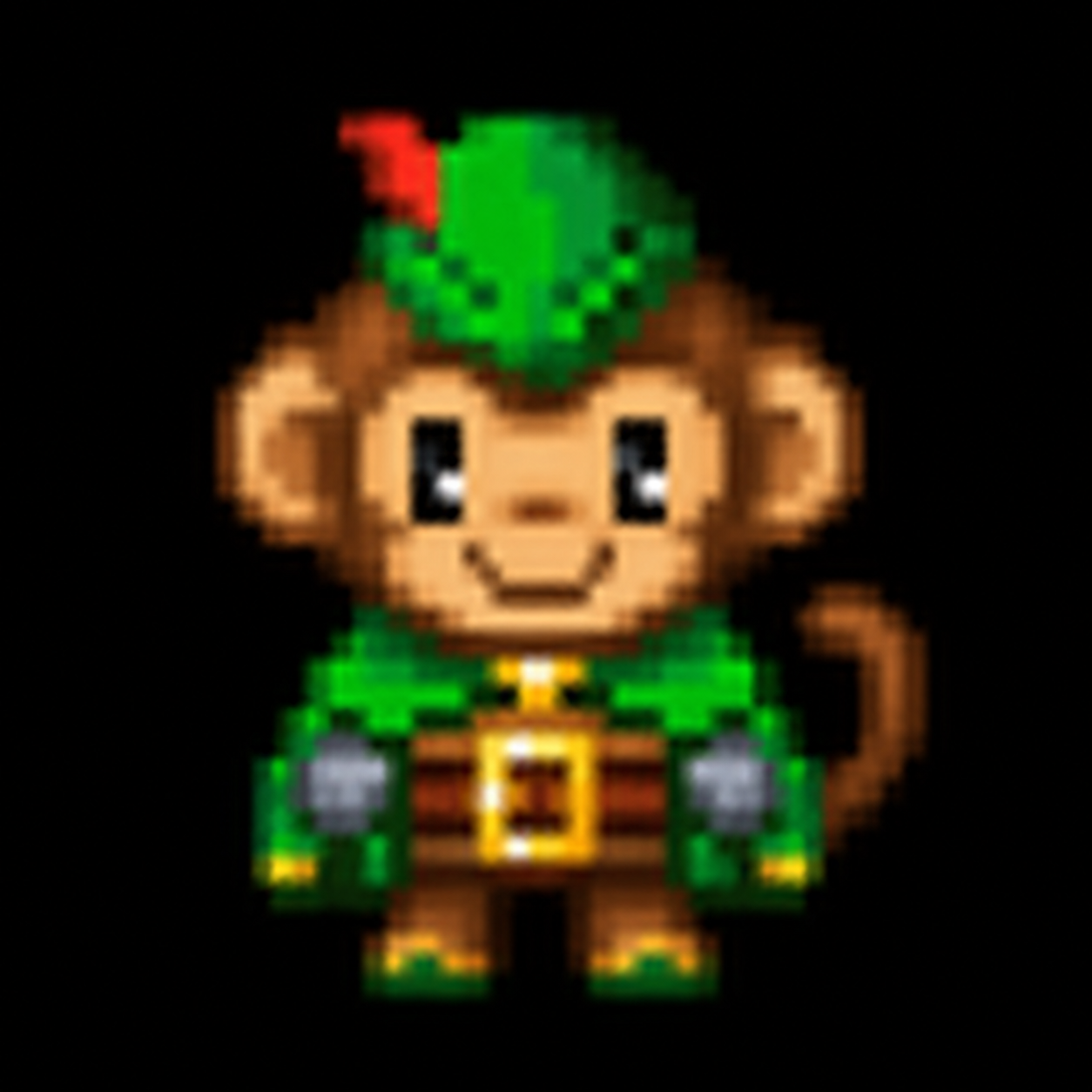 Robinhood Pixel Monkey
